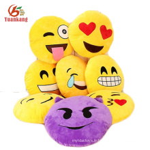 La coutume 35Cm bon marché oreiller d&#39;Emoji de peluche d&#39;émoticône de peluche de Whatsapp Emoticon pour décoratif